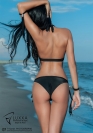 Luxxa Lenceria TANGA ( negro / negro ) 2