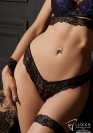 Luxxa Lenceria GARTER CON STRASS AZUL 1